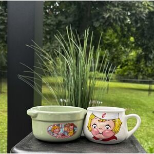 1998 CAMPBELL'S Girl Soup Bowl / Mug Large Mug Hot Cocoa, Coffee, Soup,Ice Cream